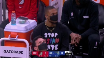 开云体育入口-周琦说NBA有亚裔歧视？瀚森大哥利拉德5年前曾表态：停止亚裔歧视